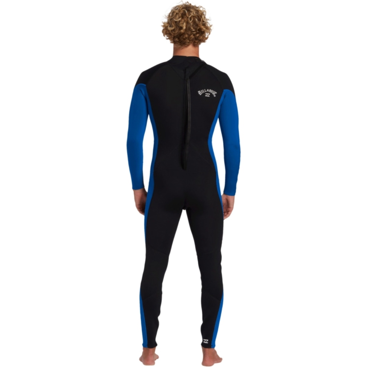 2025 Billabong Heren Foil 4/3mm Rug Ritssluiting Wetsuit ABYW100235 - Mid Blue